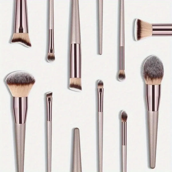 Champagne Gold Glam Brush Set