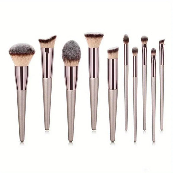 Champagne Gold Glam Brush Set